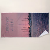 Florida Zonsondergangen zijn de beste Strandlaken (Voorkant)