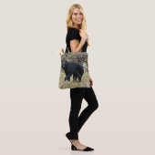 Florida Zwarte Beer Tote Bag (Op model)