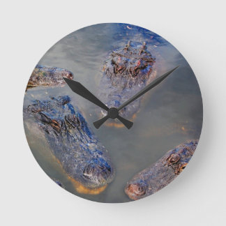 Florida-zwembad — design-001 ronde klok