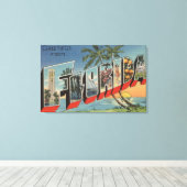 FloridaLarge Letter ScenesFlorida Canvas Afdruk (Insitu (Houten vloer))