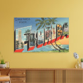 FloridaLarge Letter ScenesFlorida Canvas Afdruk (Insitu (Woonkamer))