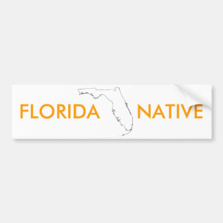    FLORIDANATIEF BUMPERSTICKER