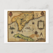 FloridaPanoramic MapFlorida Briefkaart (Voorkant)