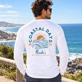 Florida's Atlantische Kust Kustdagen Strandgolf Tri-Blend Shirt