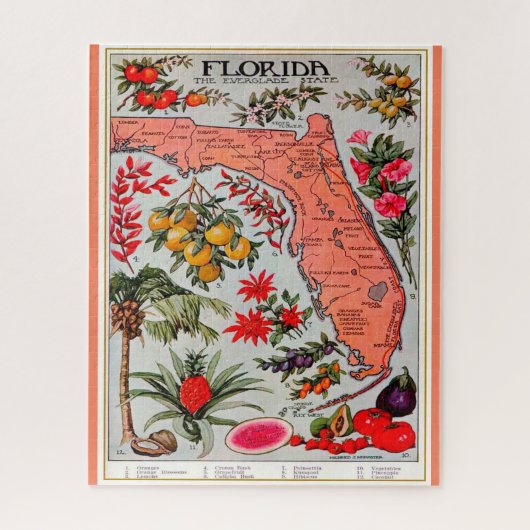Florida's Bounty 16x20 Legpuzzel (Verticaal)