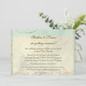 Floridaschildpad Moderne Kust Oceaan Strand Save The Date (Staand voorkant)