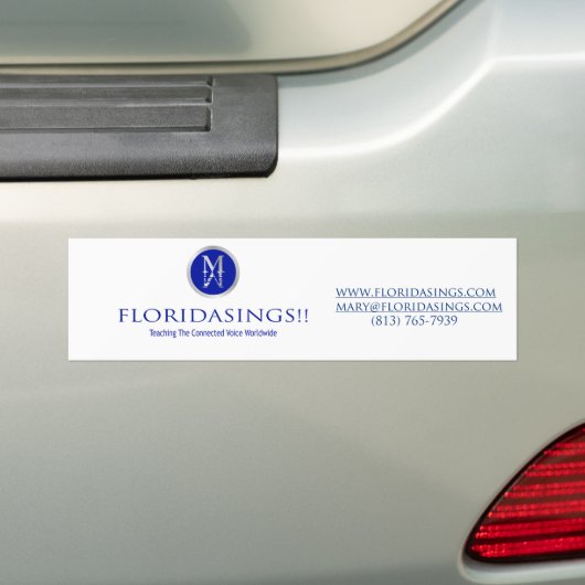 floridasing bumpersticker (Op auto)