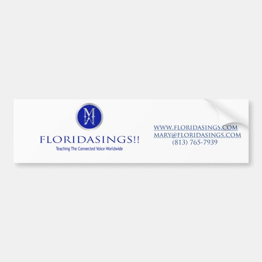 floridasing bumpersticker (Voorkant)