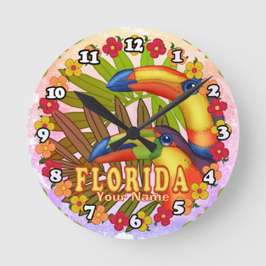 Floridatokanen ronde klok (Voorkant)