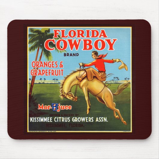 Floriday Cowboy Muismat (Voorkant)