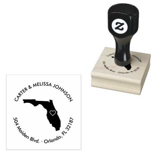 Floriday State retouradres stempel (Gestempeld)