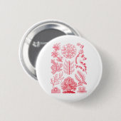 Florideae Ronde Button 5,7 Cm (Voorkant /achterkant)