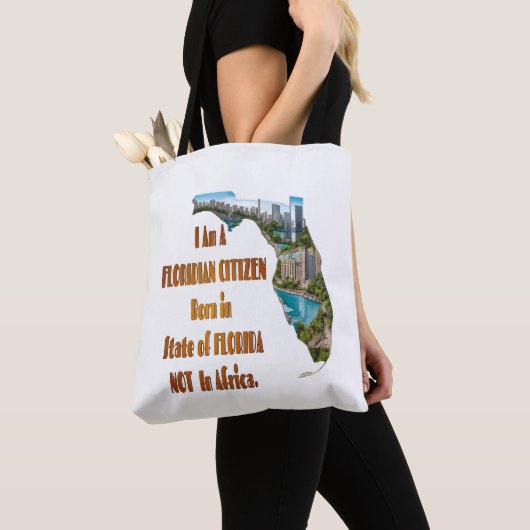 Floridiaanse Burger Tote Bag (Dichtbij)
