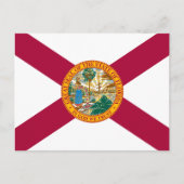 Floridiaanse vlag, vlag van Florida Briefkaart (Voorkant)