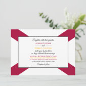 Floridiaanse vlag, vlag van Florida bruiloft Kaart (Staand voorkant)