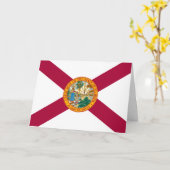 Floridiaanse vlag, vlag van Florida Kaart (Gele Bloem)