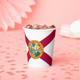 Floridiaanse vlag, vlag van Florida Papieren Bekers