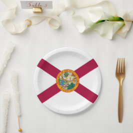 Floridiaanse vlag, vlag van Florida Papieren Bordje