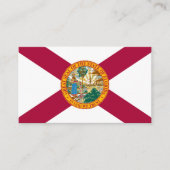 Floridiaanse vlag, vlag van Florida Visitekaartje (Voorkant)
