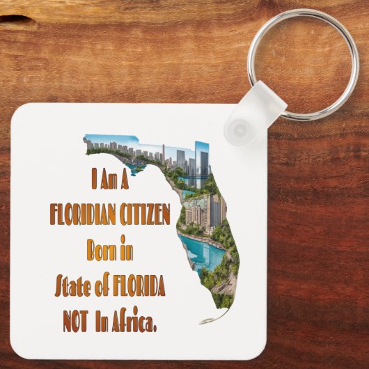 Floridian Citizen Sleutelhanger (Achterkant)