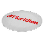 "#Floridian " Cute Design. Bestel nu Snijplank (Hoek)