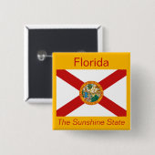 Floridian Flag Button (Voorkant /achterkant)