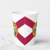 Floridian Flag, Flag of Florida Papieren Bekers (Rechts)