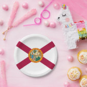 Floridian Flag, Flag of Florida Papieren Bordje (Feest)