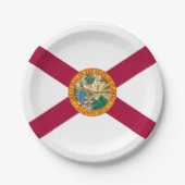 Floridian Flag, Flag of Florida Papieren Bordje (Voorkant)