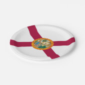 Floridian Flag, Flag of Florida Papieren Bordje (Gekanteld)