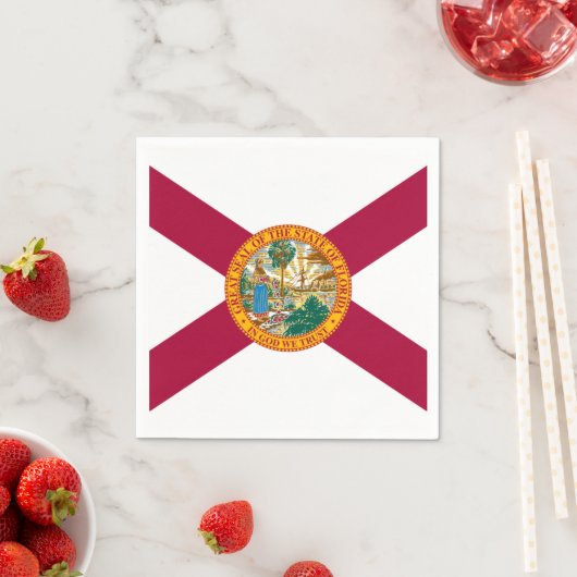 Floridian Flag, Flag of Florida Servet (Insitu)