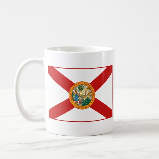 Floridian Flag + Kaart Mok (Links)