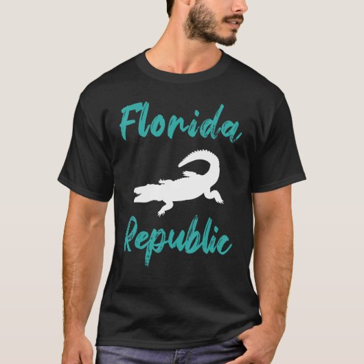 Floridian Native Florida Geboren in Florida T-shirt (Voorkant)