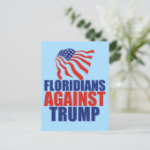 Floridians tegen Trump Briefkaart (Staand voorkant)