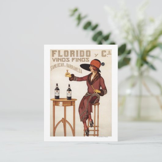 Florido Vinos Finos - Sanlucar de Barrameda Briefkaart (Staand voorkant)