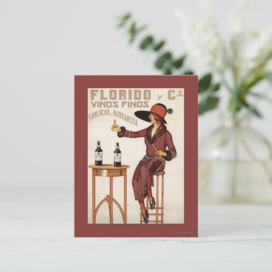 Florido Vinos Finos - Sanlucar de Barrameda Briefkaart (Staand voorkant)