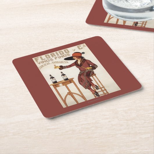 Florido Vinos Finos - Sanlucar de Barrameda Kartonnen Onderzetters (Schuin)