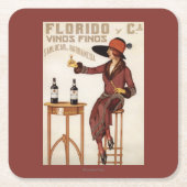 Florido Vinos Finos - Sanlucar de Barrameda Kartonnen Onderzetters (Voorkant)