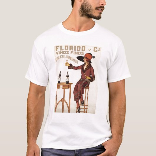 Florido Vinos Finos - Sanlucar de Barrameda T-shirt (Voorkant)