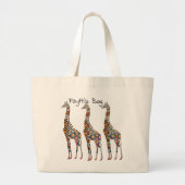 Florillas Giraffe Canvas tas (Voorkant)