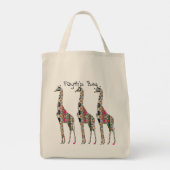 Florillas Giraffe Canvas tas (Achterkant)