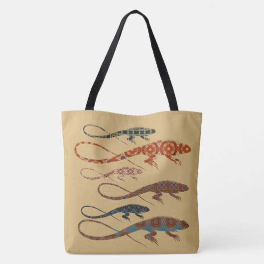 Florillas Lizard Tote Bag (Achterkant)