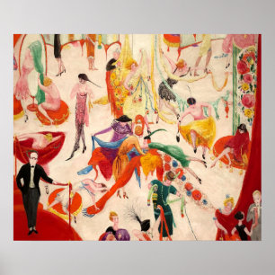 Florine Stettheimer  Lente-uitverkoop bij Bendel's Poster
