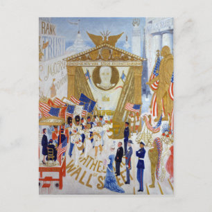 Florine Stettheimer The Cathedrals of Wall Street Briefkaart