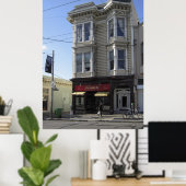 FLORIO BAR en CAFE - SAN FRANCISCO Poster (Thuiskantoor)