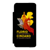 Florio Cinzano PosterEurope Incipio iPhone Portemonnee Hoesje (Voorkant Agenda)