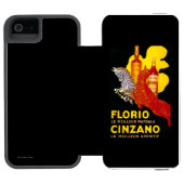 Florio Cinzano PosterEurope Incipio iPhone Portemonnee Hoesje (Agenda Open)