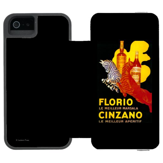Florio Cinzano  PosterEurope Incipio iPhone Portemonnee Hoesje (Agenda Open)