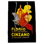 Florio Cinzano PosterEurope Medium Cadeauzakje (Voorkant)