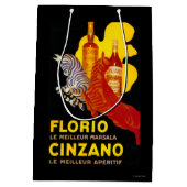 Florio Cinzano PosterEurope Medium Cadeauzakje (Achterkant)